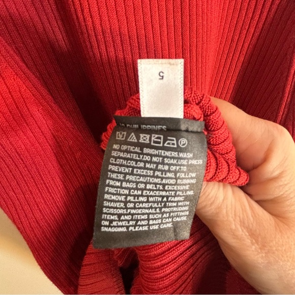 UNIQLO Sz M Ribbed Cotton Modal Nylon Blend Sleeveless Midi Dress NEW WITH TAG - Picture 10 of 11